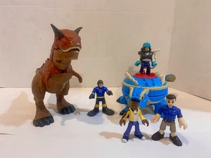 Imaginext Jurassic World Camp Kreidezeit Carnotaurus "Toro" & Ankylosaurus 4 Fig - Bild 1 von 11