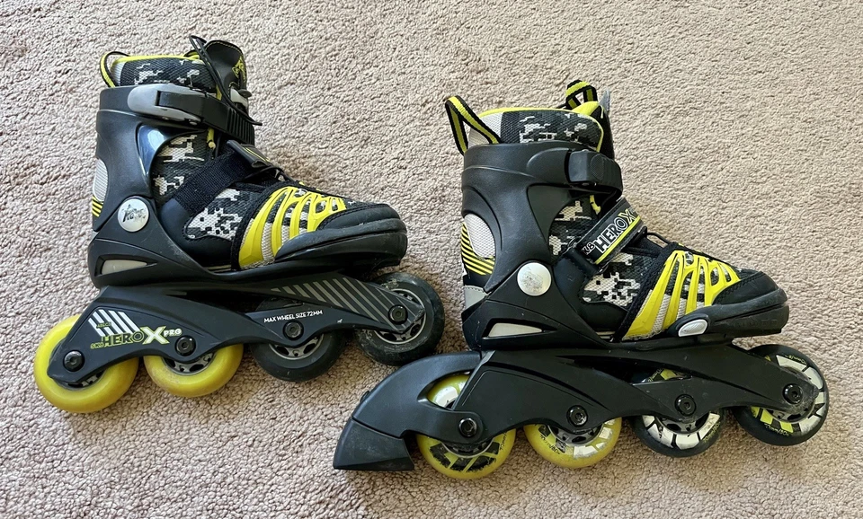 Patines en línea K2 Skate Sk8 Hero X Pro para niño talla Jr11 - 2 con ruedas de 70 mm Foto 1 de 1