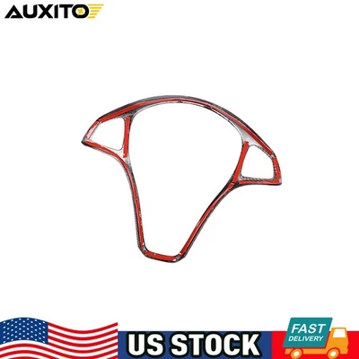 For Mercedes Benz E350 2016-19 W213 Carbon Fiber Look Steering Wheel Trim Cover - Image 1 of 4