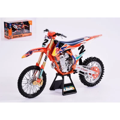 RED BULL KTM 450 SX-F N.2 FACTORY RACING TEAM COOPER WEBB 2019 1:6 New Ray Moto  - Immagine 1 di 3