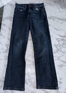 LUCKY BRAND Kids Jeans Classic Straight Size 10 Dark Wash Adjustable waist LNC - Picture 1 of 7