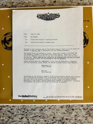 Solid Gold Country- June 29, 1984, Don Williams, Bobby Bare, Tammy Wyne PLUS, NM - Image 1 of 4