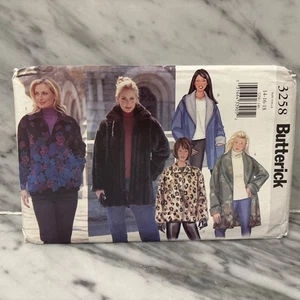 Butterick Pattern 3258 Misses' Jacket With Neck Variations Sizes 14,16,18 UNCUT - Picture 1 of 5
