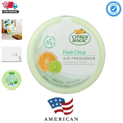 Ambientador sólido absorbente de olores, cítricos frescos, 8 onzas, paquete de 1 Foto 1 de 4