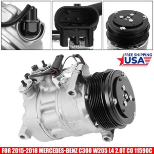 A/C Compressor W/ Clutch For Mercedes-Benz GLC300 2016-2021 E300 W213 2017-2020 - Bild 1 von 12