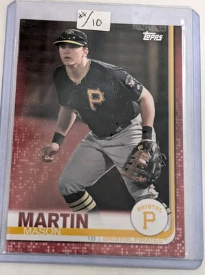 2019 TOPPS PRO DEBUT BASEBALL Mason Martin RC #146 RED  #8 /10 - Image 1 of 2