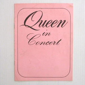 Queen In Concert 1976 Vintage UK Tour Concert Programme Book Freddie Mercury - Picture 1 of 8