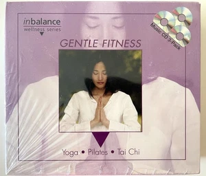 Gentle Fitness (Yoga - Pilates - Tai Chi, music cd-3 pack) by InBalance Wellness - Picture 1 of 3