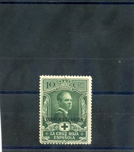 GUINEA ESPAÑOLA SC B29SG 222)*F-VF LH 10c Cruz Roja $30 - Imagen 1 de 1