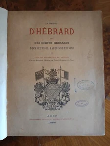 Araldica Francese, Maison d'Hébrard, edizione del 1888 - Foto 1 di 8