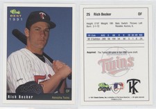 1991 Classic Best Kenosha Twins Rich Becker #25