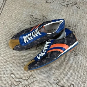Coach Trainers Blue Brown Orange Size Eur 40.5 Uk 7 - Picture 1 of 8