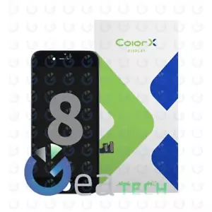 DISPLAY LCD PER APPLE IPHONE 8 / SE 2020 2022 SCHERMO COLORX TOUCH NERO - Foto 1 di 3