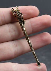Long petit pendentif petit cueillet d'oreille dragon chinois collection 67 mm
