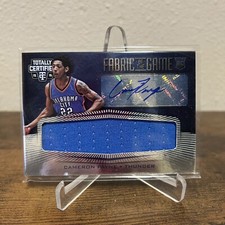 2015-16 Totally Certified Cameron Payne Fabric Of The Game Rookie Relic Auto /49