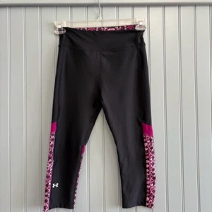 UA Capri-Leggings schwarz lila Kompression Größe M - Bild 1 von 5