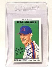 1995 Signature Rookies Old Judge Minis #20 Jason Isringhausen Auto 2236/5750