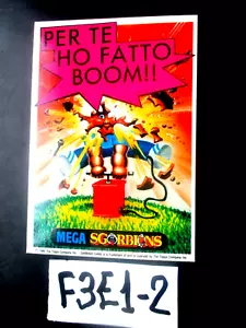 FIGURINE CARDS MEGA SGORBIONS PER TE HO FSATTO BOOM (F3E1-2) - Foto 1 di 1