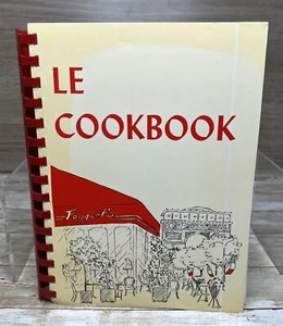 Le Cookbook - Favorite Recipes French &American Residents of Paris Fouquet 1982 - Imagen 1 de 13