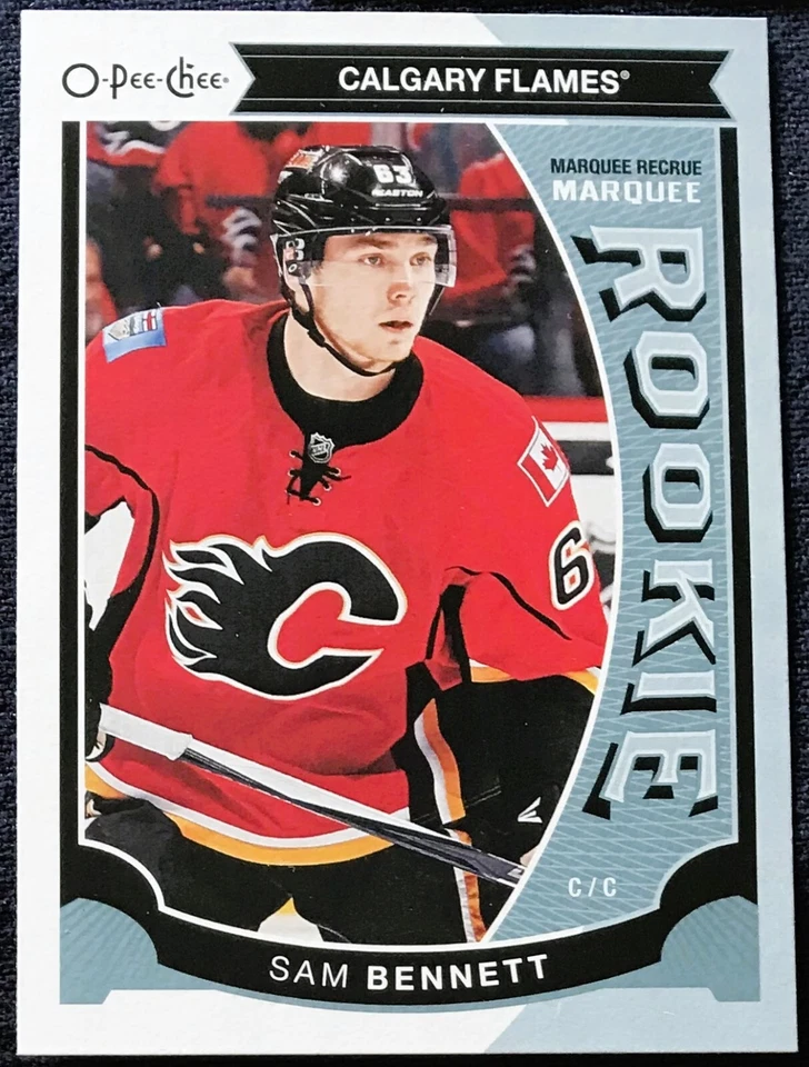 Sam Bennett O-Pee-Chee rookie card 540, 2015 -16 NHL, Calgary Flames - Image 1 of 2