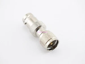 Adaptador coaxial mini-UHF macho a BNC hembra conector de RF - vendedor de jamones de EE. UU. - Imagen 1 de 2
