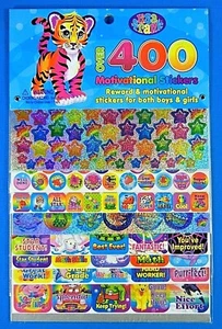 Vintage Lisa Frank 400 Animals & Glossy & Prismatic 7 Sheet Sticker Pack - Picture 1 of 2