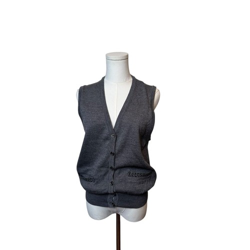 Gilet maglione Christian Dior Sport grigio