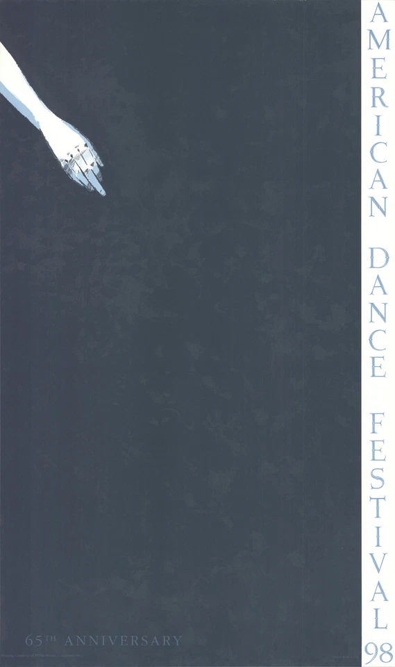 ALEX KATZ American Dance Festival 1998 SIGNED 59" x 35" Lithograph 1998 Pop Art - Image 1 of 1