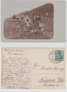 Reichenbach Oberlausitz Kr. Görlitz,Wanderer Naturfreunde v. Berhütte Foto 1911 - Bild 1 von 1