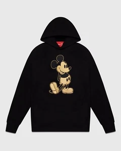 Brandneu OVO x Disney Mickey Hoodie schwarz goldfarbene Eule Oktober ganz eigene Größe S - Bild 1 von 7