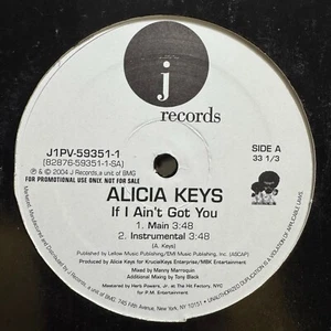 ALICIA KEYS - IF I AIN'T GOT YOU (12") 2004!! RARE!! J RECORDS / J1PV-59351-1 - Picture 1 of 1