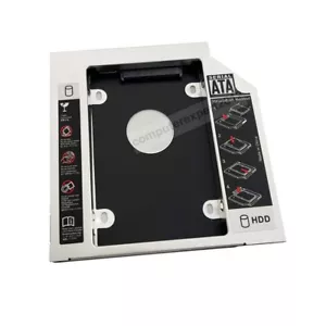 2nd HDD SATA Hard Drive Caddy Adapter for HP EliteBook 8470p 8470w 8570p 8570w - Picture 1 of 8