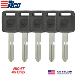 5X Llave de transpondedor ILCO para chip Nissan/Infiniti NI04T PHILIPS 46 - Imagen 1 de 1
