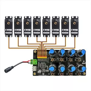 8 Channel Servo Controller Board Overload Protection To Control Mechanical Arm - Bild 1 von 6