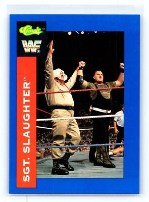 Vintage 1991 CLASSIC WWF SGT. SLAUGHTER #97 - Image 1 of 2