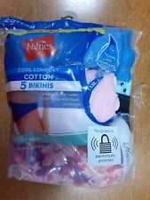 Hanes Cool Comfort Cotton Bikinis, 5 Pack, CHOOSE SIZE, Colors Vary