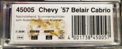 BUSCH 45005 Chevy '57 Belair cabrio - scala H0 - Immagine 1 di 4