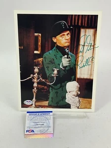 Frank Gorshin “¿el Acertijo?” De Batman Certificado PSA Firmado 8x10 Foto De Colección - Imagen 1 de 4