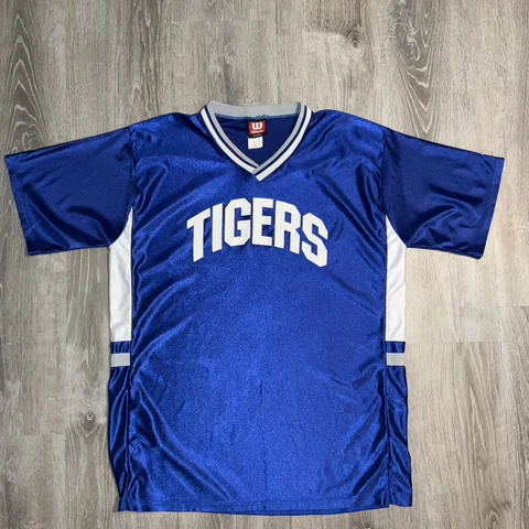 Vintage Wilson Memphis Tigers Basketball Shooting Shirt Size XL Jersey USA Cover