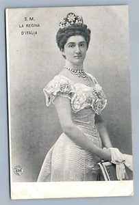 KÖNIGIN VON ITALIEN ELENA von MONTENEGRO ANTIKE ITALIENISCHE POSTKARTE Könige - Bild 1 von 2