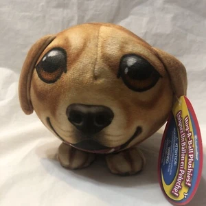 Niedlicher Umarmung A Ball Plüschtiere Hund neu mit Etikett Plüschtier zerdrückbar Kuscheltier Grinstudios - Bild 1 von 5
