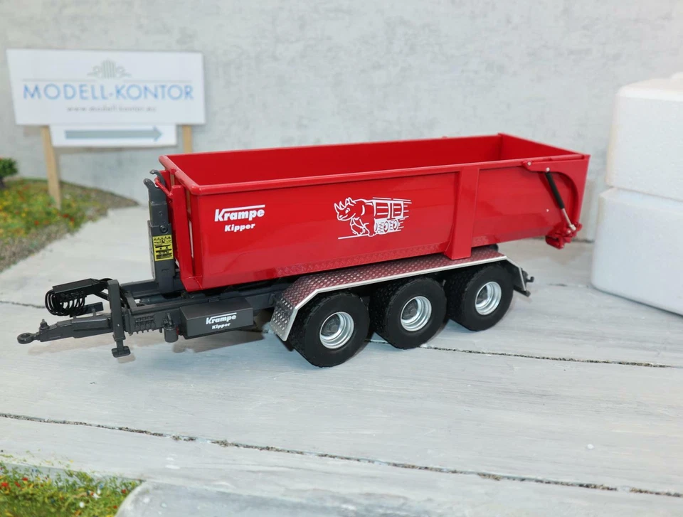 WIKING 077826 Spur 1 Krampe Hakenlift THL 30l mit Abrollcontainer Big Body 750