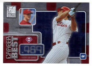 2002 DONRUSS ELITE #CB30 PAT BURRELL CAREER BEST #058/469 - Picture 1 of 1