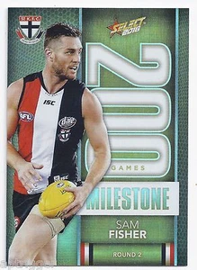 2016 Select Footy Stars Milestone (MG68) Sam FISHER St. Kilda - Picture 1 of 1