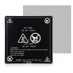12V 220x220mm Aluminum Board Hot Plate Heatbed Heat Bed For 3D Printer UK - Photo 1/12