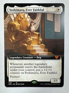 MTG Yoshimaru, Ever Faithful (Extended Art) Commander: Kamigawa: Neon Dynasty NM