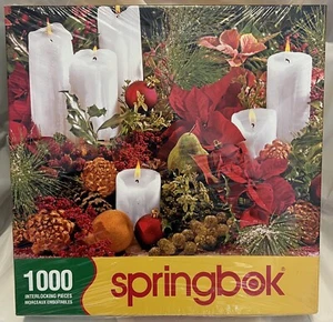 1000 Piece Jigsaw Puzzle - Christmas Colors [091683105830] Springbok  34-10583 - Picture 1 of 5