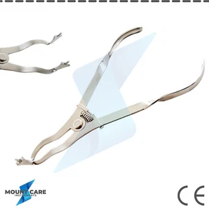 Pinzas de abrazadera de presa de goma MARFIL LIGERO instrumentos dentales restauradores - Imagen 1 de 4