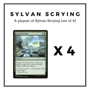 MTG - Sylvan Scrying (4x) | Playset | NM | Pioneer Modern Legacy - Picture 1 of 2