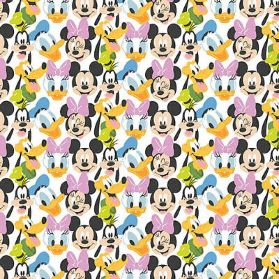 Mickey Mouse Play All Day MM Here Comes The Fun Cotton Fabric - Image 1 of 1